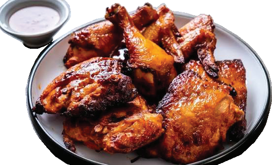 Smoky BBQ Chicken Wings (8pcs)