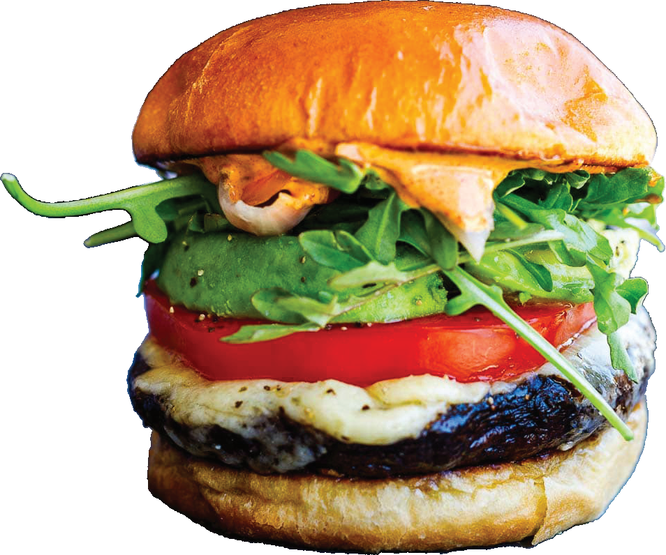 Chili Mushroom Burger
